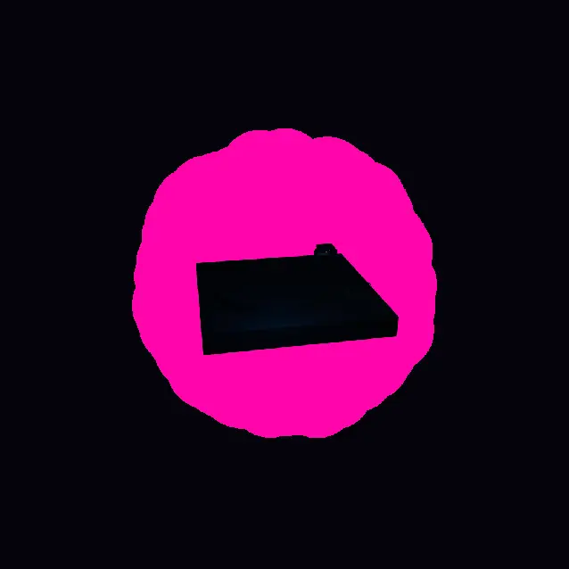 Pink Core Music Visualizer - mode 1