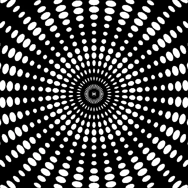 Halftone Pulse Music Visualizer - mode 1